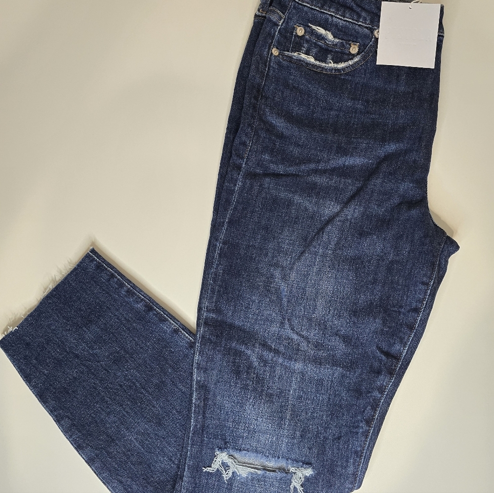 Pistola Cara High Rise Distressed Skinny Jeans Size 30 Inseam 27